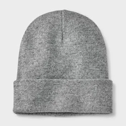 Essential Beanie Hat - Wild Fable™ Heathered Gray