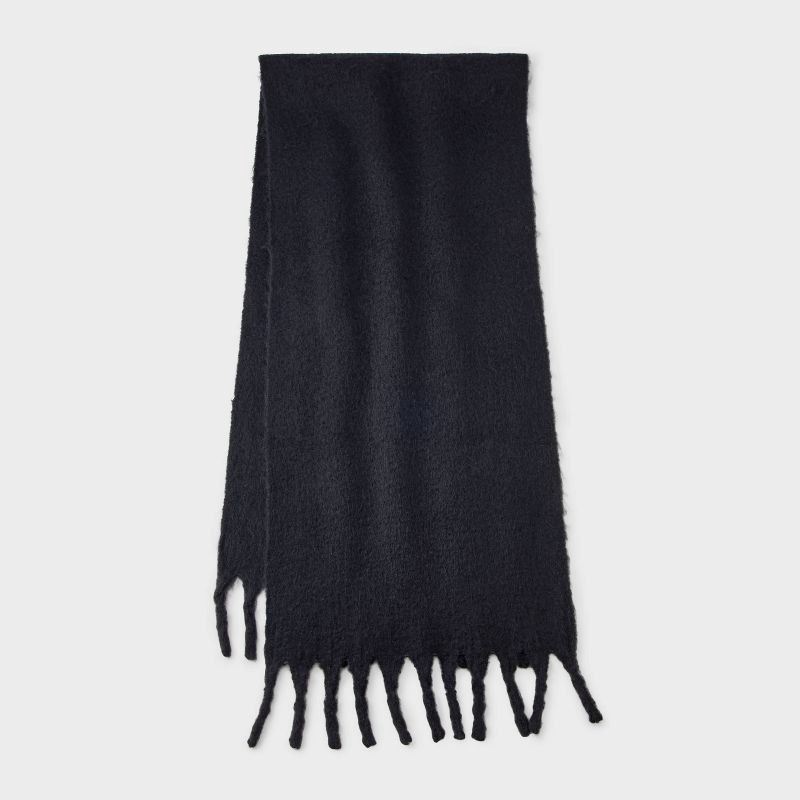 slide 2 of 3, Lofty Woven Scarf - Universal Thread™ Black, 1 ct