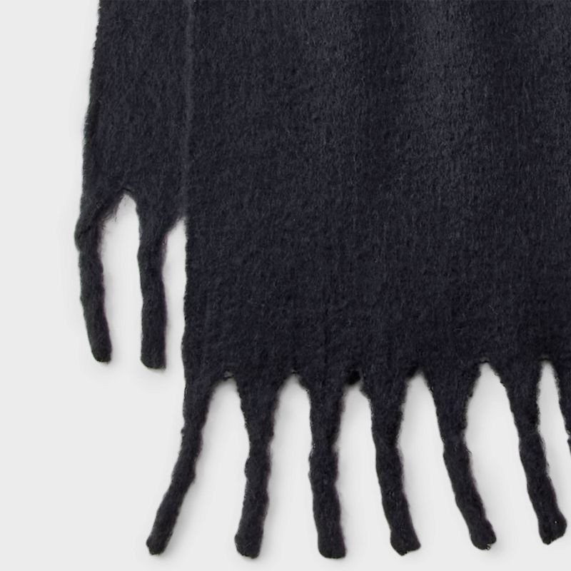 slide 3 of 3, Lofty Woven Scarf - Universal Thread™ Black, 1 ct