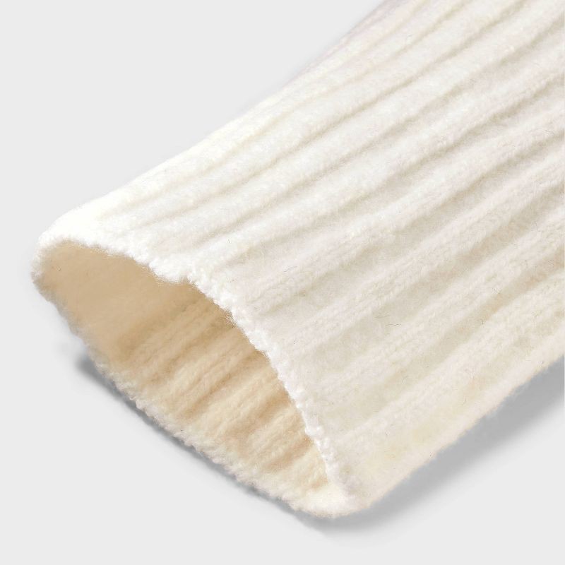 slide 3 of 3, Essential Ribbed Glove - Universal Thread™ Cream, 1 ct