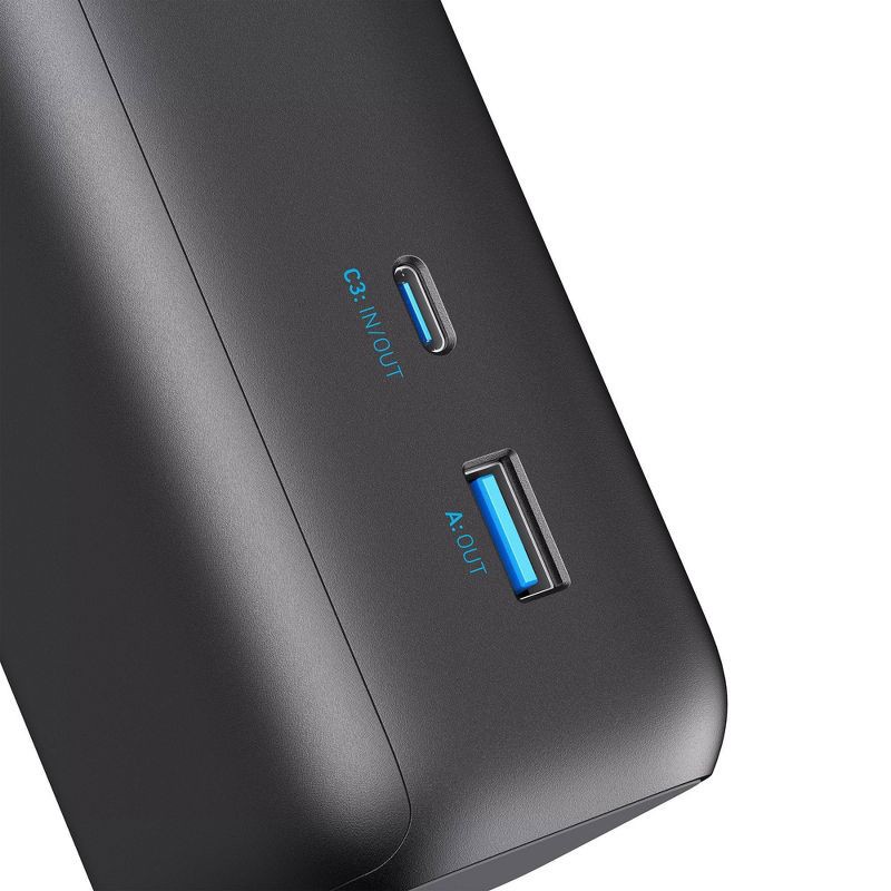 slide 3 of 5, Anker Power Bank 25K 165W Built-In and Retractable Cable: Charges 4 Devices Simultaneously, 1 ct
