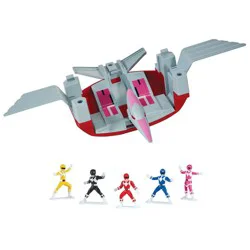 Mighty Morphin Power Rangers Re-Ignition Pterodactyl Dinozord Combinable Action Figure with Missile Launchers