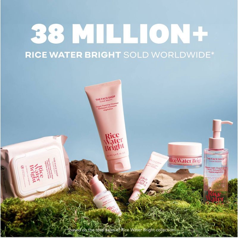 slide 12 of 13, The Face Shop Rice Water Bright Vegan Cleansing Wipes - 50ct, 50 ct