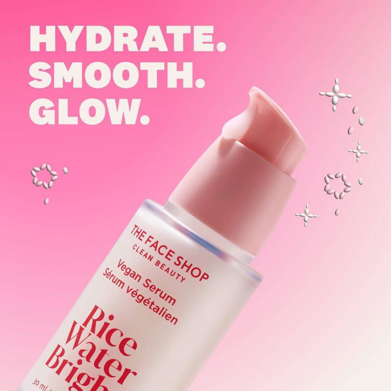 slide 5 of 12, The Face Shop Rice Water Bright Vegan Serum - 1.01 fl oz, 1.01 fl oz