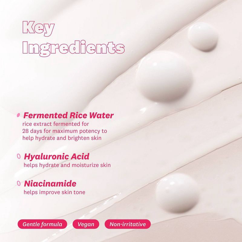 slide 8 of 12, The Face Shop Rice Water Bright Vegan Serum - 1.01 fl oz, 1.01 fl oz