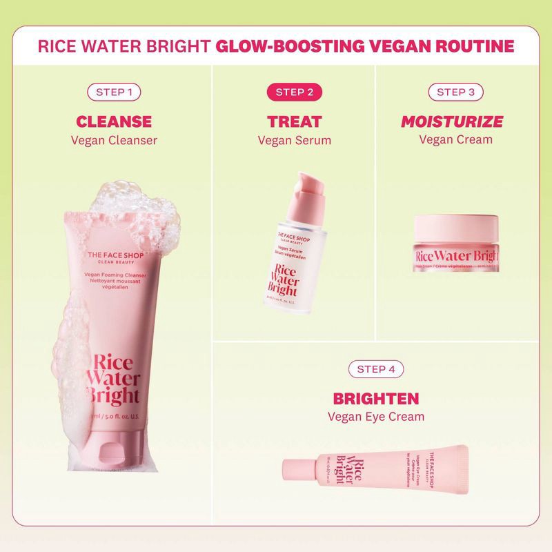 slide 10 of 12, The Face Shop Rice Water Bright Vegan Serum - 1.01 fl oz, 1.01 fl oz