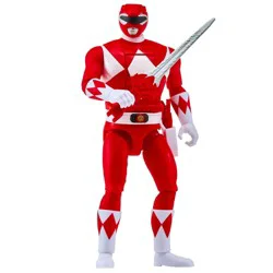 Mighty Morphin Power Rangers Re-Ignition Auto-Morphin Red Ranger 6" Action Figure with Head-Flipping Morph Feature and Weapons Accessories