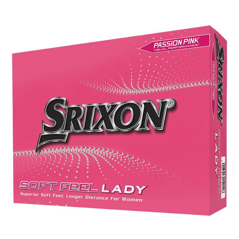 slide 1 of 2, Dunlop Sports Group Soft Feel 9 Lady Golf Ball - Pink, 1 ct