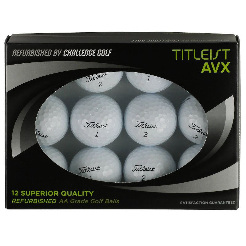slide 2 of 4, Refurbished Challenge Golf Titleist AVXAA Golf Balls 12pk - Target Certified Refurbished, 12 ct