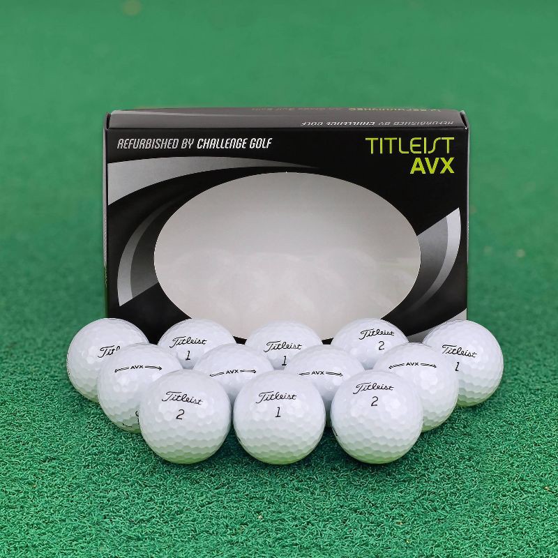slide 4 of 4, Refurbished Challenge Golf Titleist AVXAA Golf Balls 12pk - Target Certified Refurbished, 12 ct