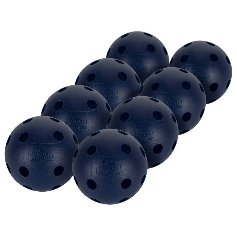 slide 1 of 9, MLB Playball 70MM Baseball Training Ball - Blue, 1 ct