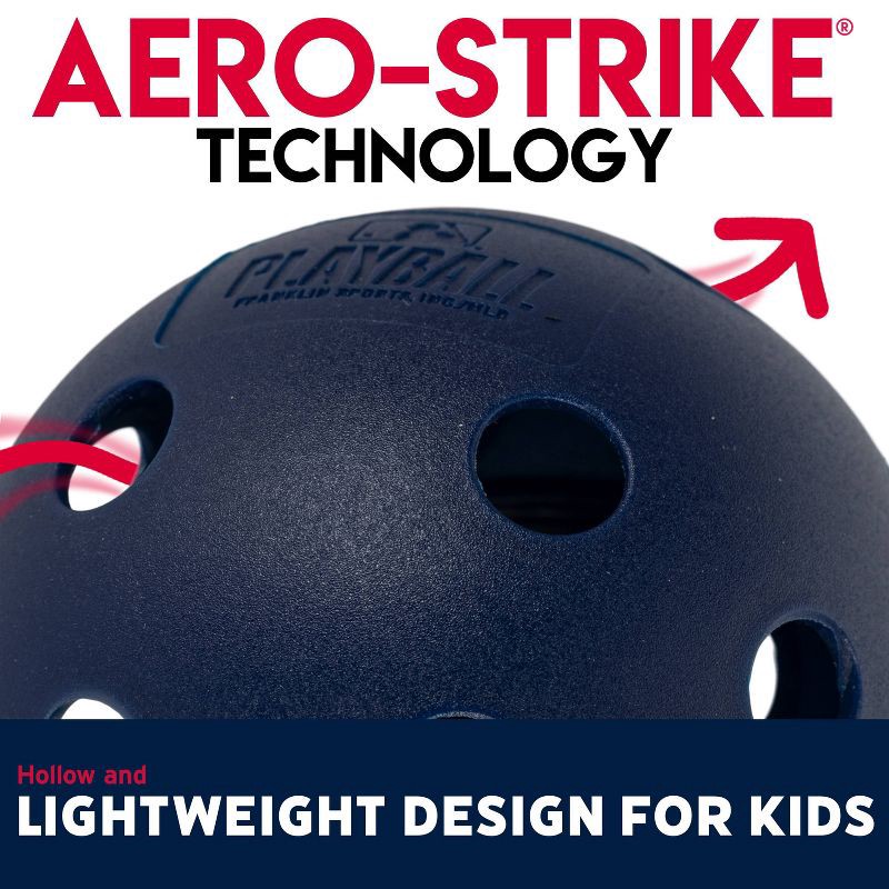 slide 9 of 9, MLB Playball 70MM Baseball Training Ball - Blue, 1 ct