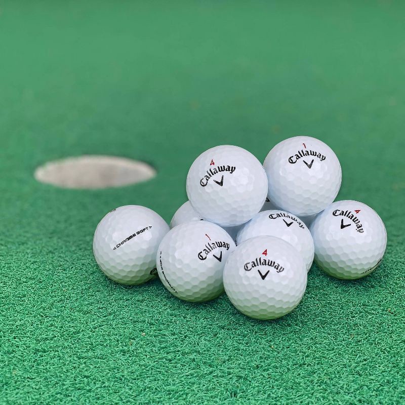 slide 3 of 4, Refurbished Challenge Golf Callaway Chrome Soft AA Golf Balls 12pk - Target Certified Refurbished, 12 ct