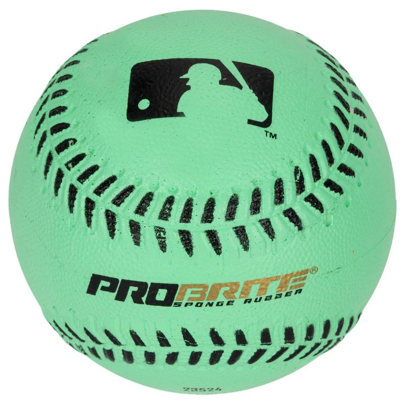 slide 3 of 6, MLB Rubber PDQ T Ball - 6pk Neon, 6 ct
