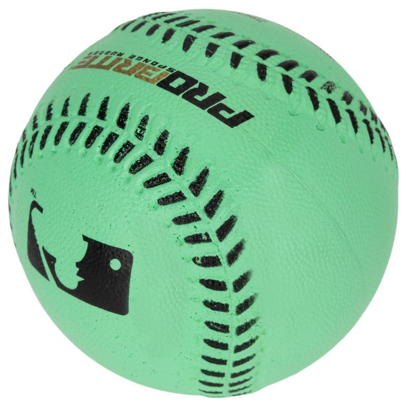 slide 4 of 6, MLB Rubber PDQ T Ball - 6pk Neon, 6 ct