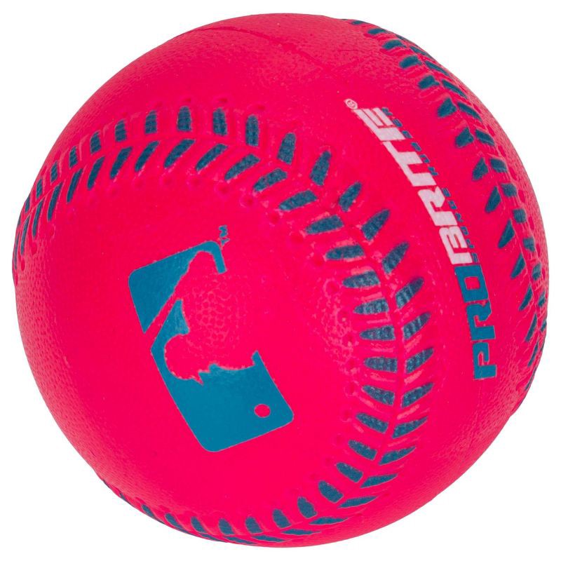slide 5 of 6, MLB Rubber PDQ T Ball - 6pk Neon, 6 ct