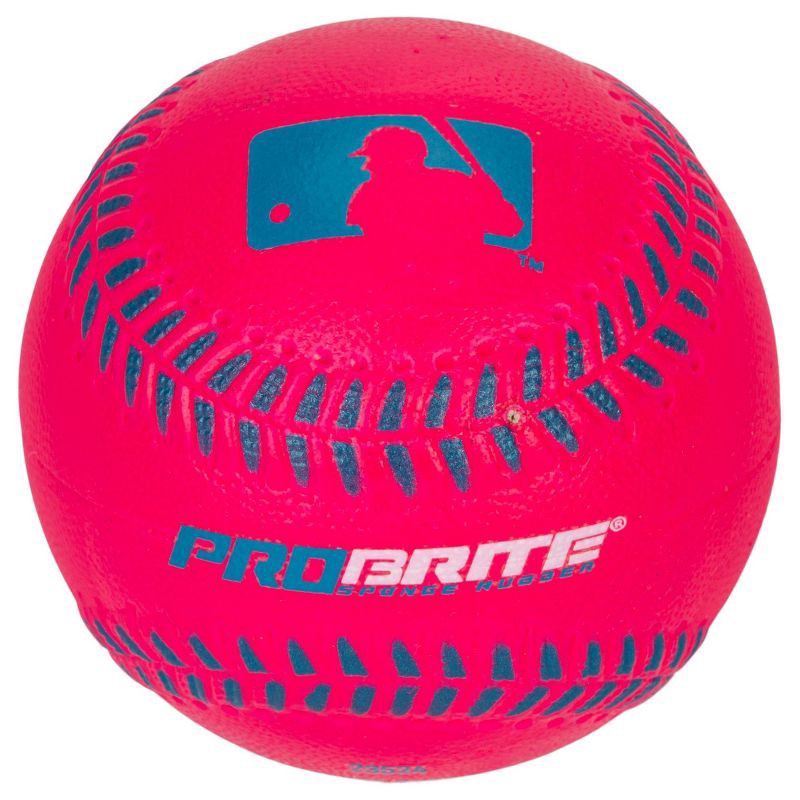 slide 6 of 6, MLB Rubber PDQ T Ball - 6pk Neon, 6 ct