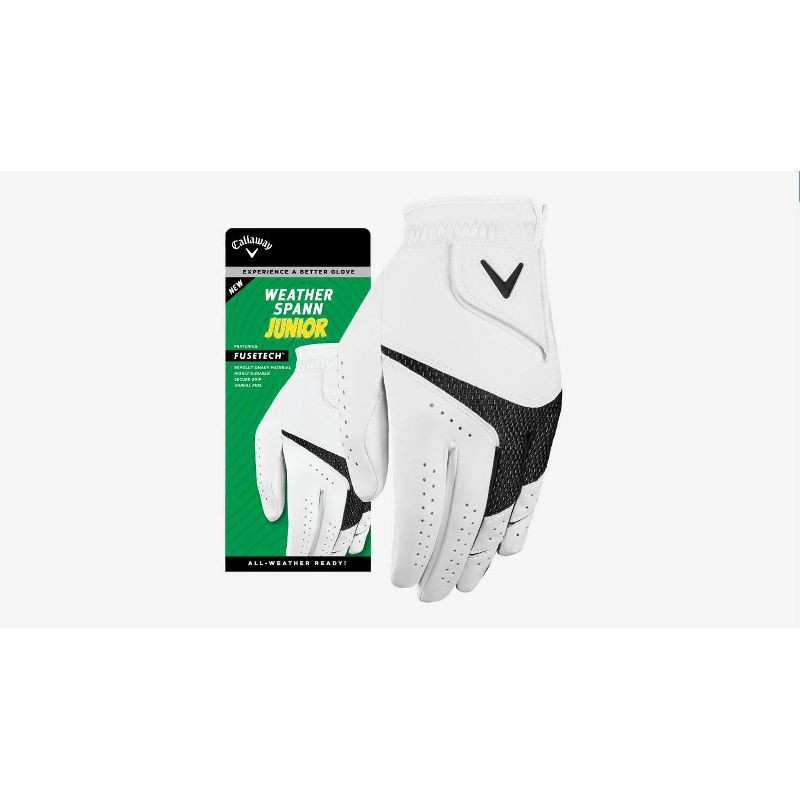 slide 3 of 4, Callaway Junior Weather Spann Golf Glove - M, 1 ct