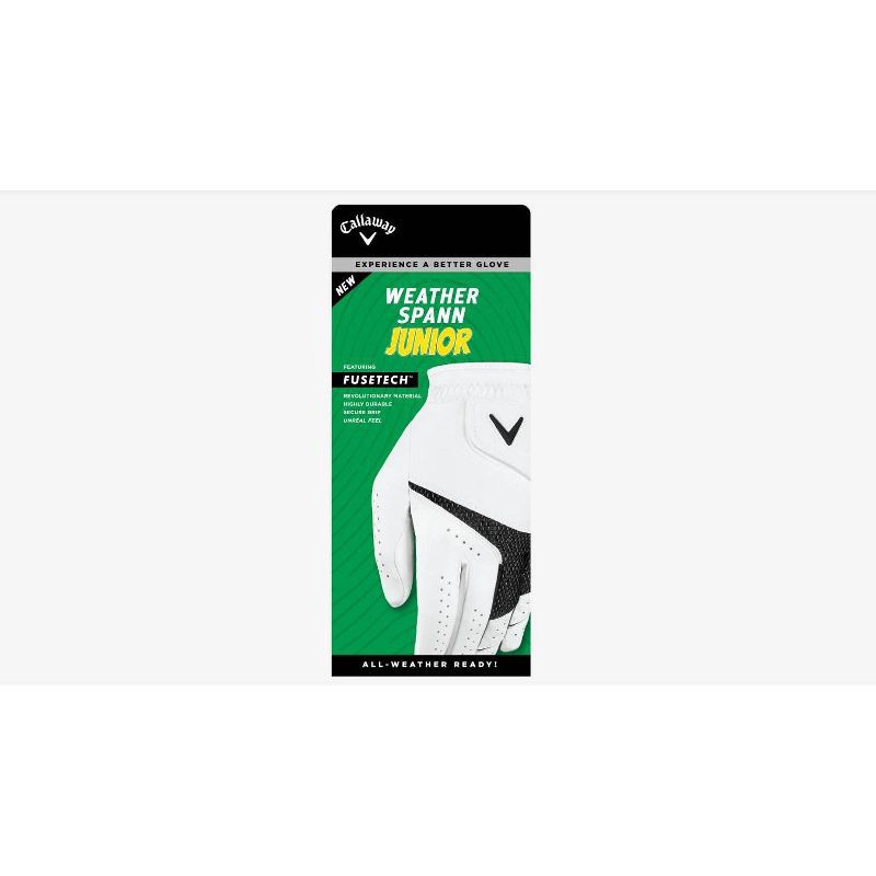 slide 4 of 4, Callaway Junior Weather Spann Golf Glove - M, 1 ct