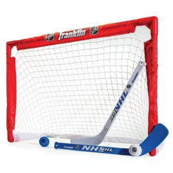 NHL Mini Hockey Goal Stick & Ball Toy Hockey Set - 6pc