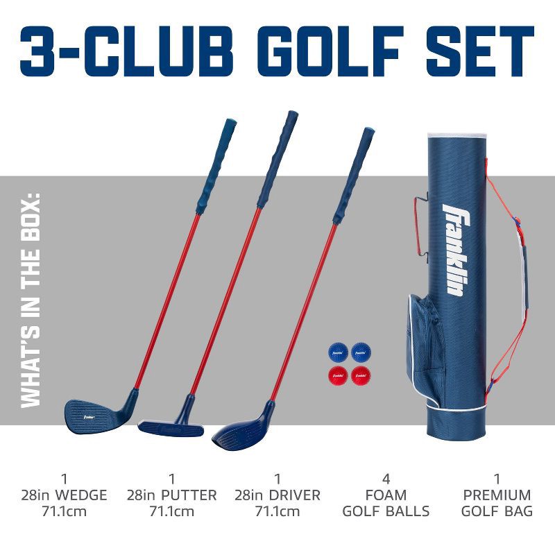 slide 3 of 5, Franklin Sports Youth Toy Golf Set - 8pc, 8 ct