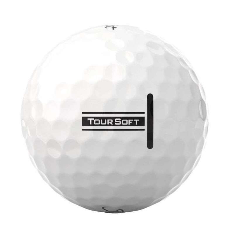 slide 2 of 4, Titleist Tour Soft Golf Balls 12pk - White: Polyurethane Fill, Ionomer Shell, 12 ct
