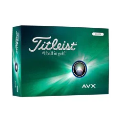 Titleist AVX Golf Balls 12pk - White: Polyurethane Filled, Adult Use, Premium Golf Performance