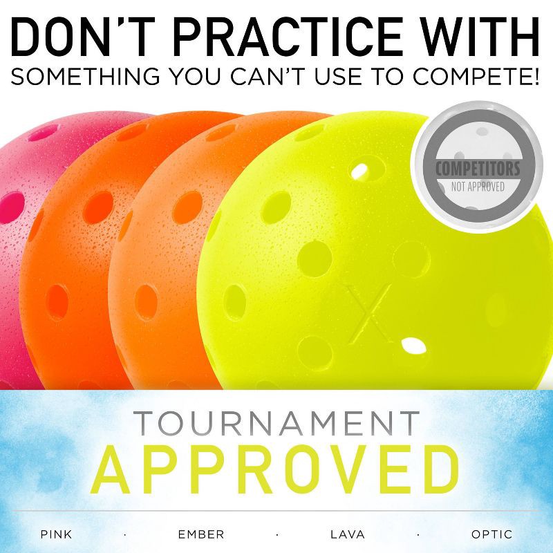 slide 8 of 14, Franklin Sports Bucket X40 Pickleballs - 36pk, 36 ct