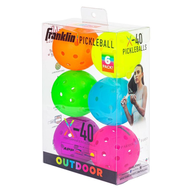 slide 2 of 11, Franklin Sports X40 Outdoor Balls - 6pk, 6 ct