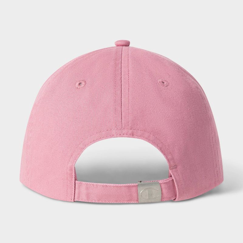 slide 2 of 4, Champion Adult Script Twill Baseball Hat - Cosmic Pink, 1 ct