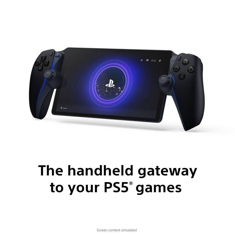 slide 2 of 16, PlayStation Portal Midnight Black - PlayStation 5, 1 ct
