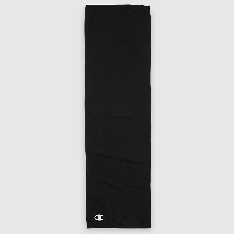 slide 2 of 8, Champion Chill Zone Cooling Towel - Black, 1 ct