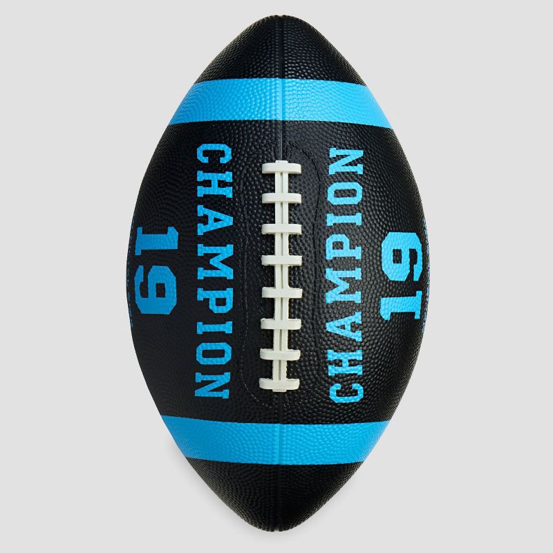 slide 2 of 7, Champion Blitz Football Official Size- Black/Blue, 1 ct