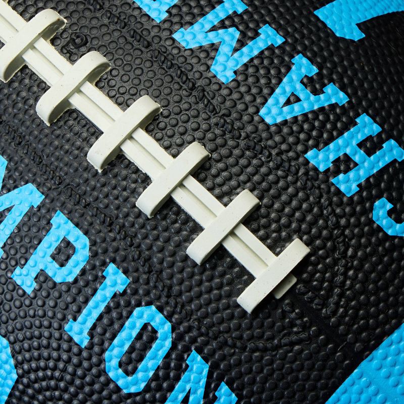 slide 5 of 7, Champion Blitz Football Official Size- Black/Blue, 1 ct