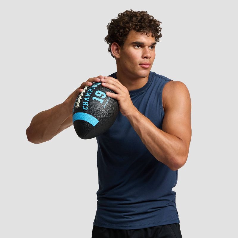 slide 6 of 7, Champion Blitz Football Official Size- Black/Blue, 1 ct