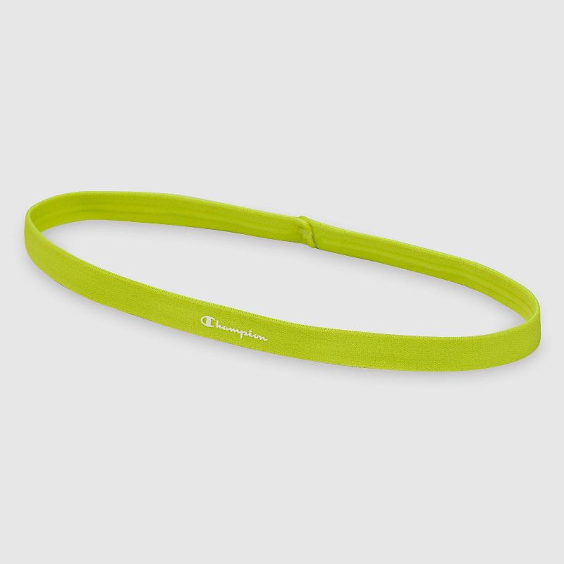 slide 12 of 12, Champion Game-Day Headbands 3pk- Blue/ Pink/Yellow, 3 ct