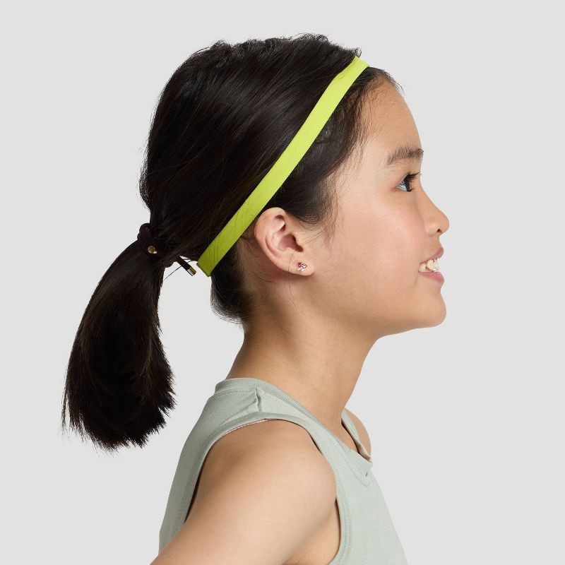 slide 6 of 12, Champion Game-Day Headbands 3pk- Blue/ Pink/Yellow, 3 ct