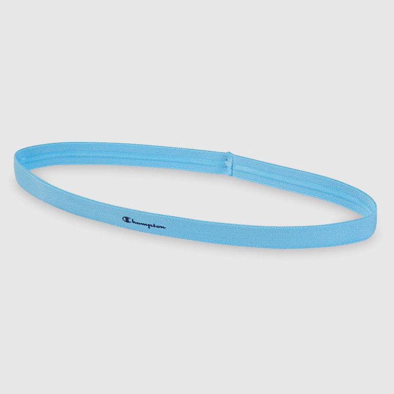 slide 10 of 12, Champion Game-Day Headbands 3pk- Blue/ Pink/Yellow, 3 ct