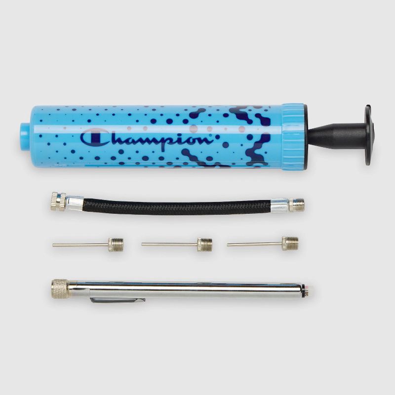 slide 5 of 7, Champion Ball Pump - Blue, 1 ct