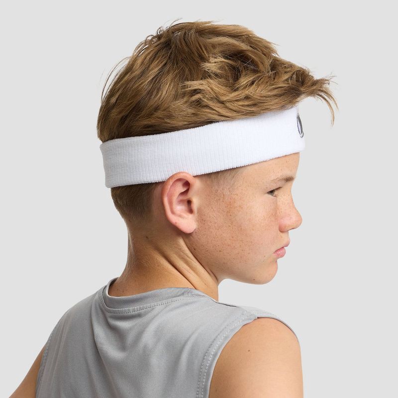 slide 6 of 12, Champion Varsity Headbands 3pk - Gray/ White/Black, 3 ct
