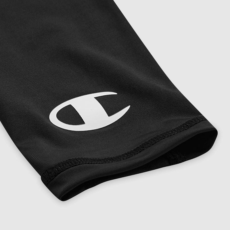 slide 6 of 7, Champion Momentum Arm Sleeve S/M Youth 2pk - Black, 2 ct