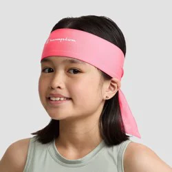 Champion Legend Tie Headband - Pink