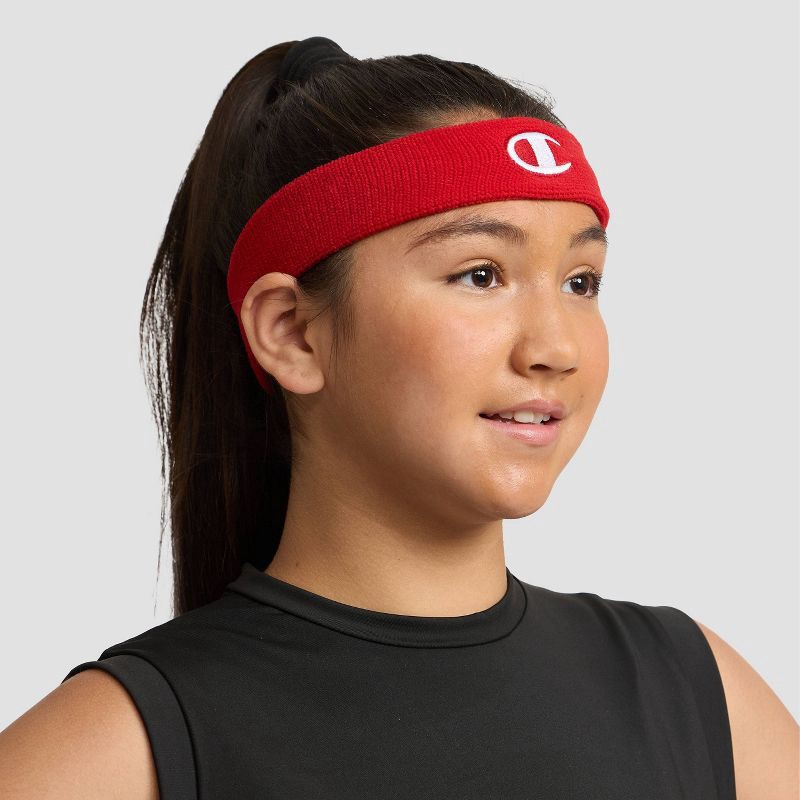 slide 3 of 12, Champion Varsity Headbands 3pk - White/Red/ Blue, 3 ct