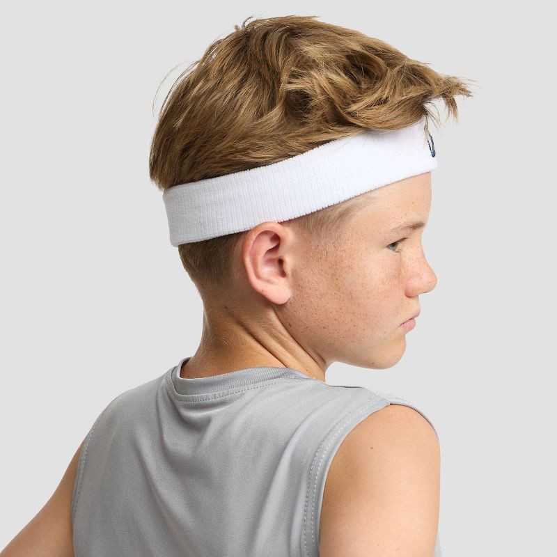 slide 6 of 12, Champion Varsity Headbands 3pk - White/Red/ Blue, 3 ct