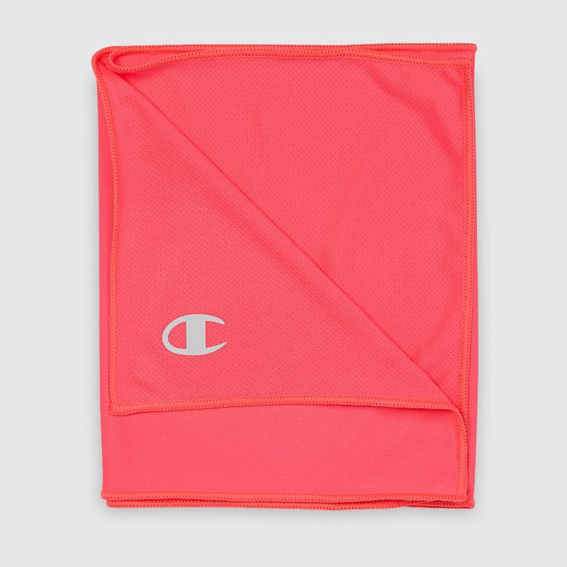 slide 1 of 8, Champion Chill Zone Cooling Towel - Pink, 1 ct