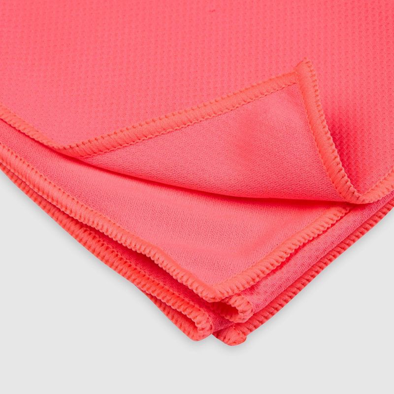 slide 4 of 8, Champion Chill Zone Cooling Towel - Pink, 1 ct
