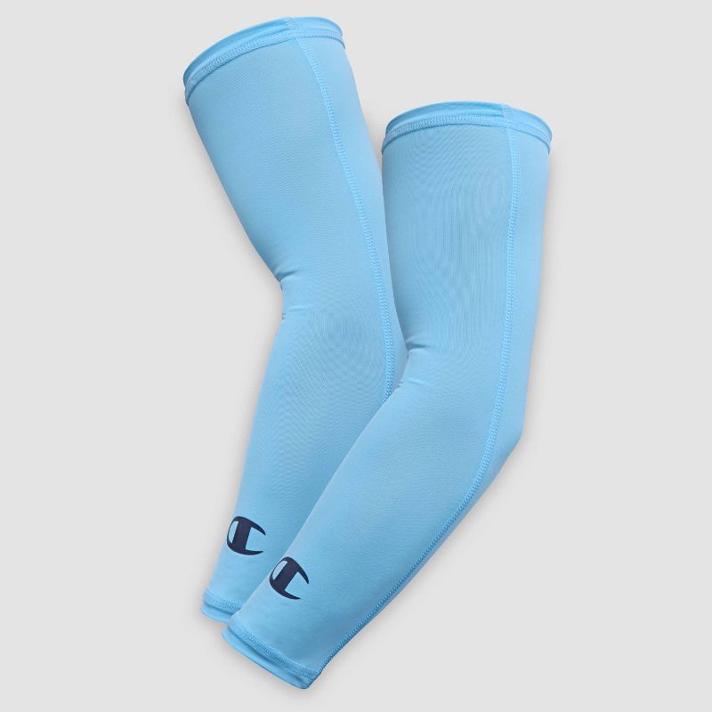 slide 4 of 7, Champion Momentum Arm Sleeve L/XL Youth 2pk - Blue, 2 ct