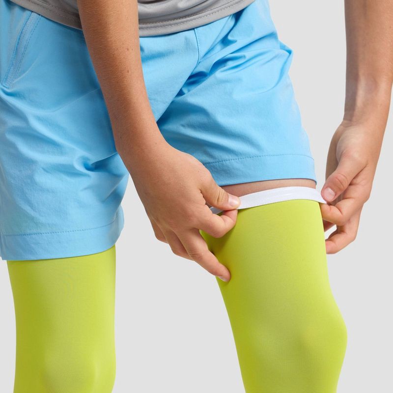 slide 3 of 7, Champion Momentum Leg Sleeve L/XL Youth 2pk - Yellow, 2 ct