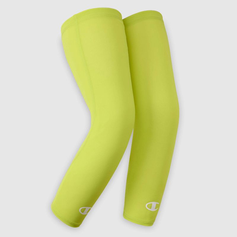 slide 4 of 7, Champion Momentum Leg Sleeve L/XL Youth 2pk - Yellow, 2 ct