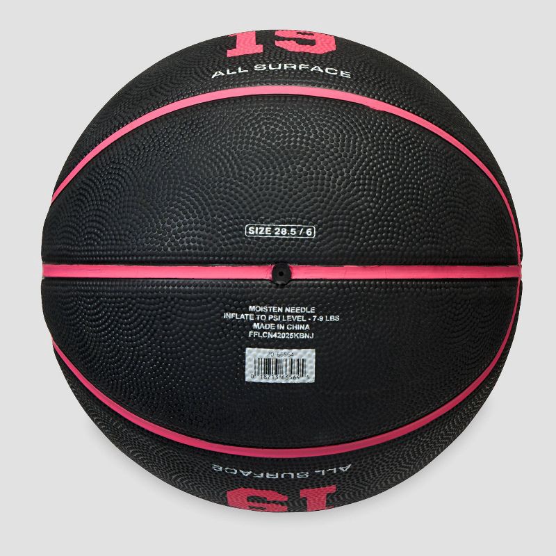 slide 3 of 7, Champion Downtown Basketball 28.5" - Black/Pink, 1 ct